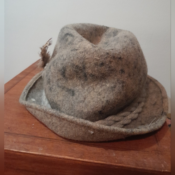 Authentic Handmade Tyrolean style felt hat, size 57 - Picture 2 of 12